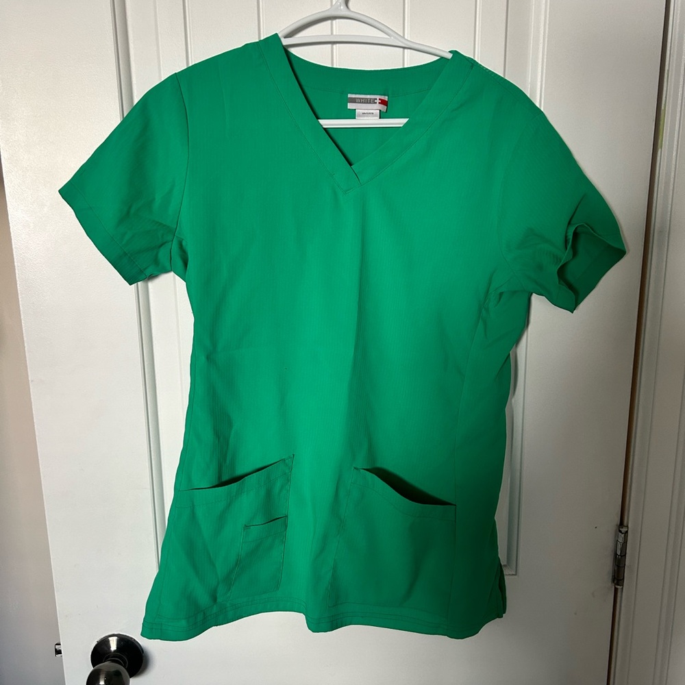 Green Women Scrub Top